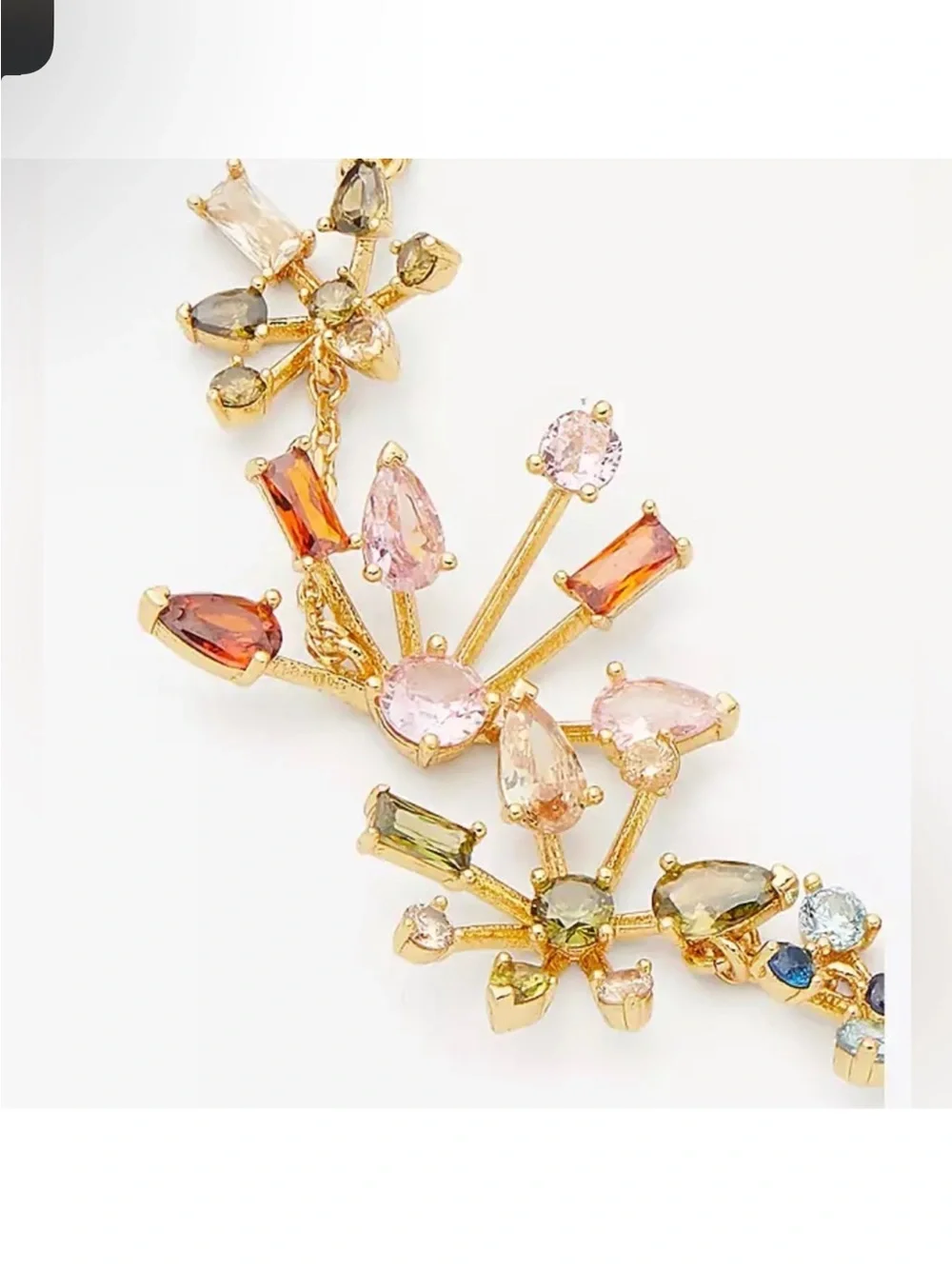 KATE SPADE • Firework Floral Line Bracelet NEW $128